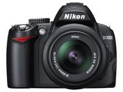 Nikon D3000 Kit 18-55 VR + объектив Helios-44M 2/5
