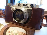 Антикварный пленочный фотоаппарат Leica IIIb